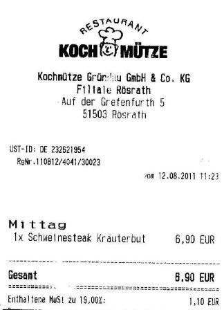 mpsw Hffner Kochmtze Restaurant